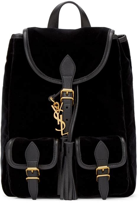 ysl black backpack|yves saint laurent bags bloomingdale's.